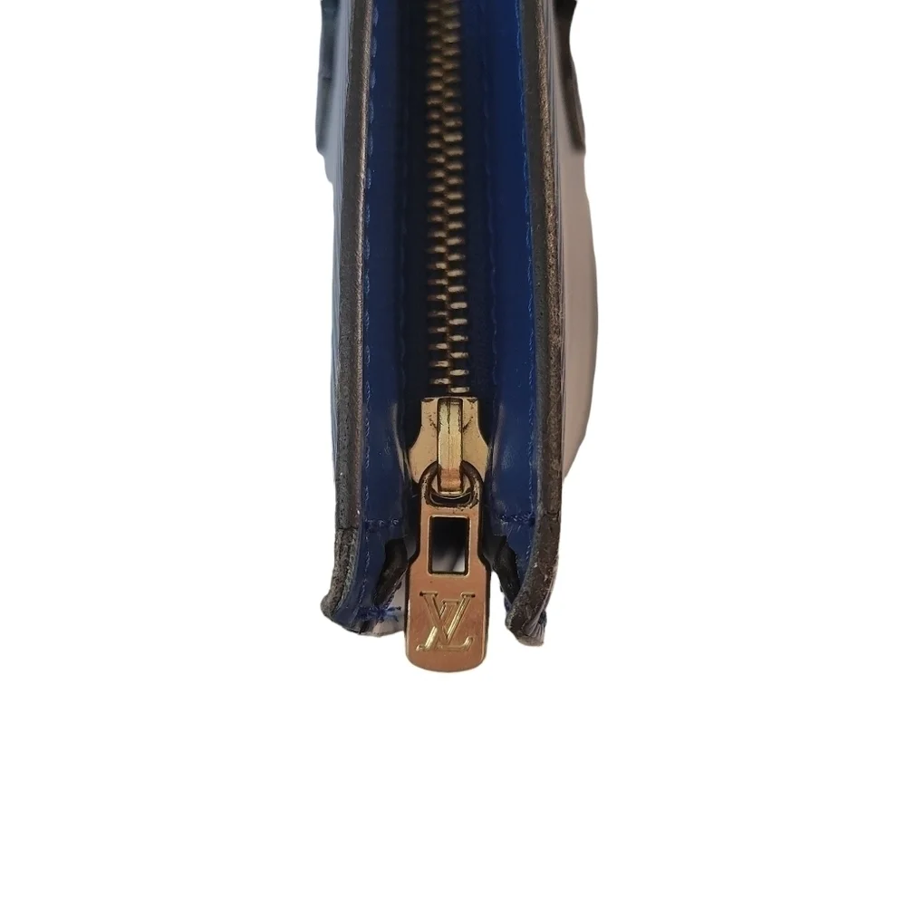 Louis Vuitton Blue Epi Saint Jacques PM Shoulder Bag Excellent Condition